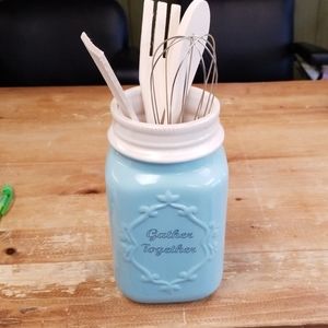 Ceramic Mason jar